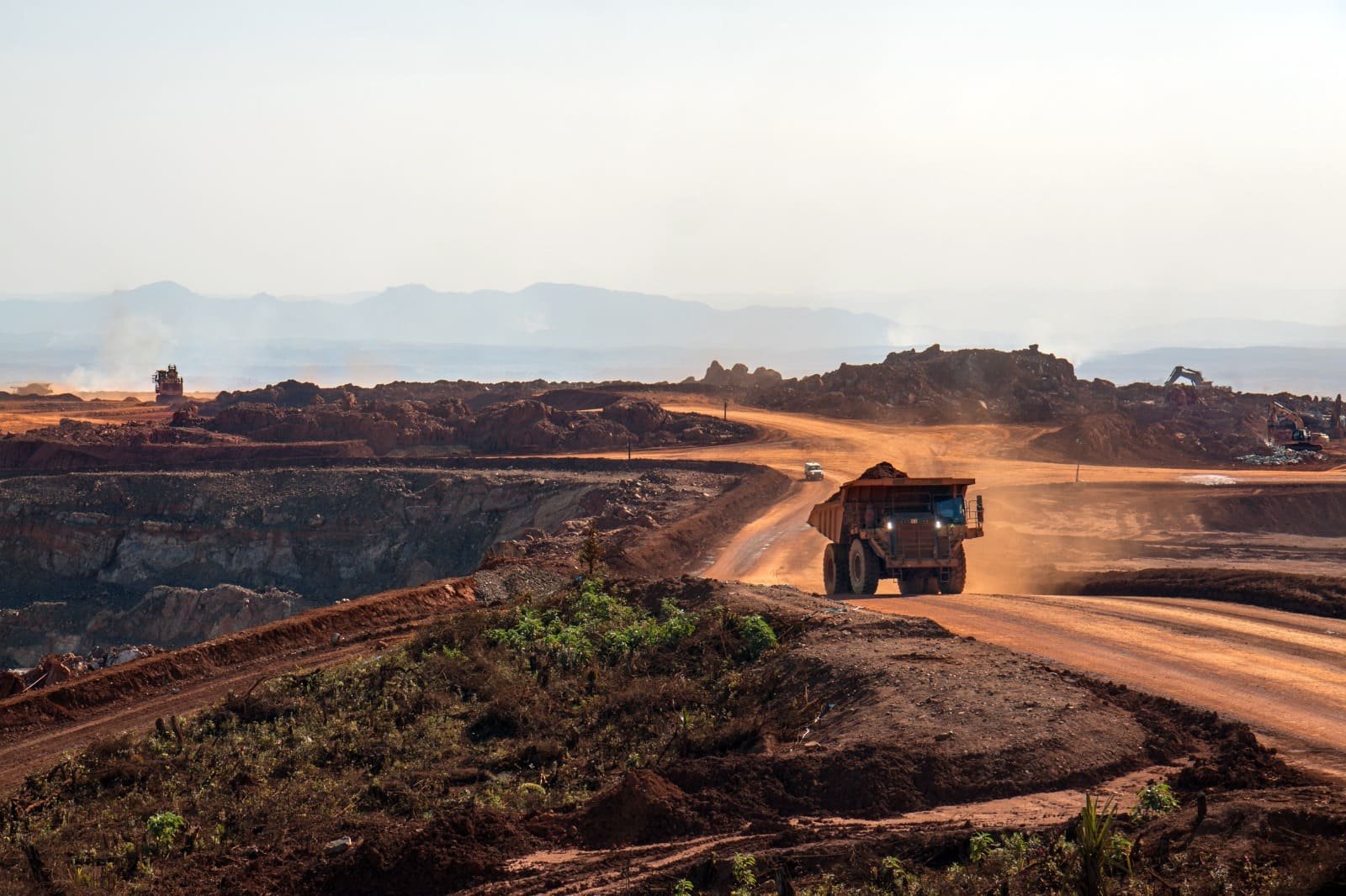 Open-pit mining operation